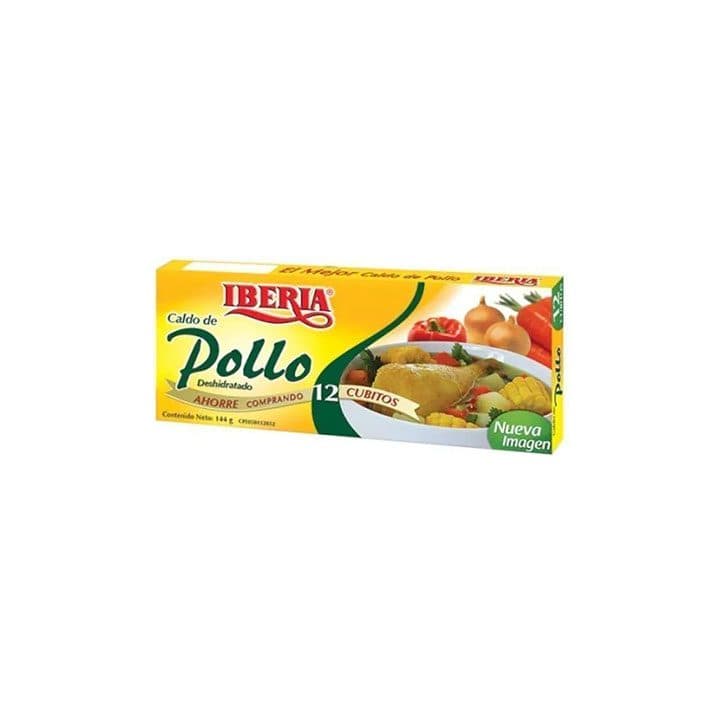 IBERIA CALDO POLLO 12x144g