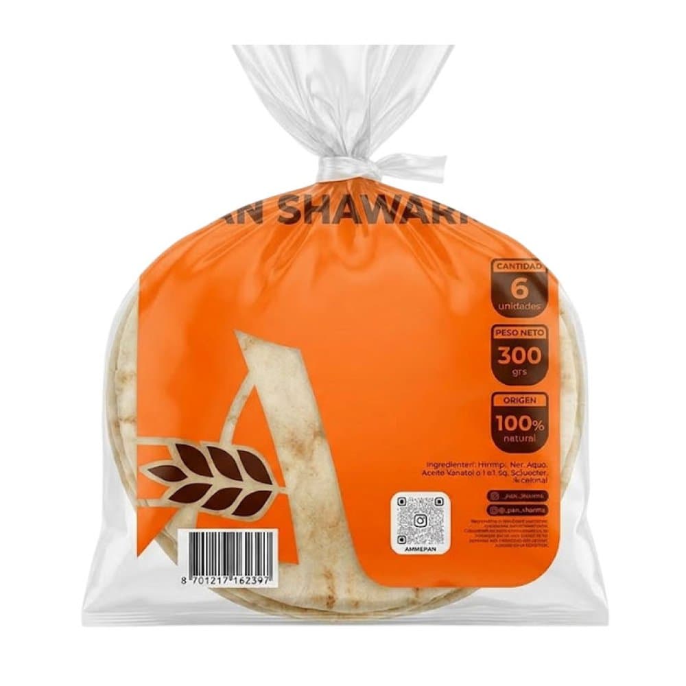 ARABE PAN SHAWARMA 6unid 300g - 1