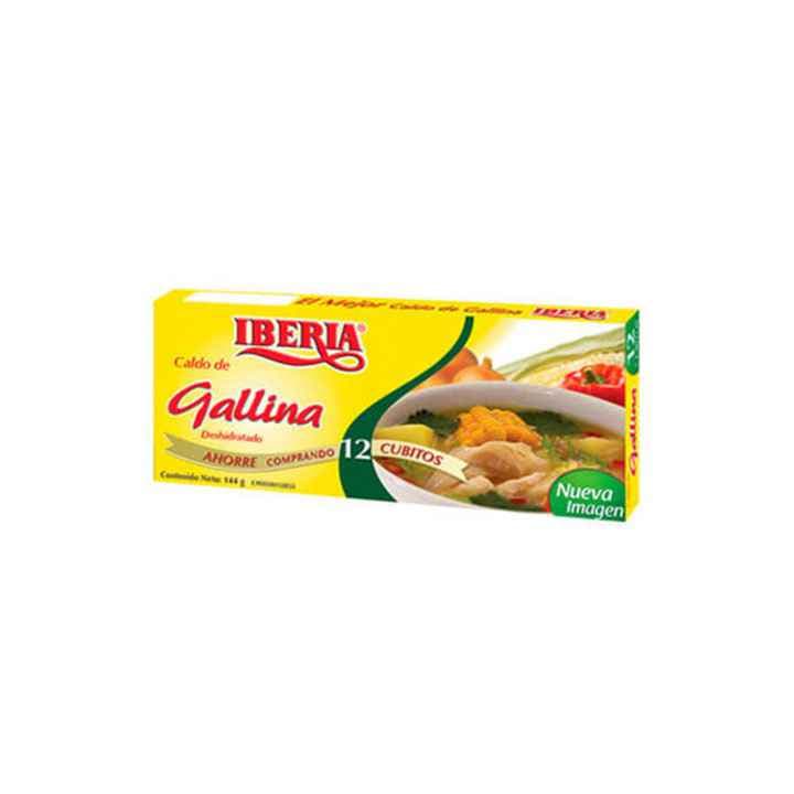 IBERIA CALDO GALLINA 12X144g