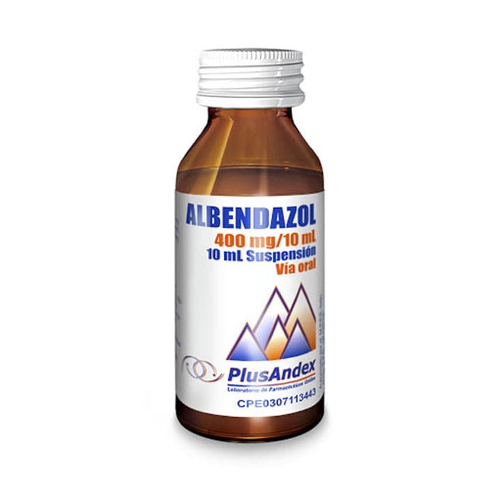 ALBENDAZOL 400mg 10ml PLUSANDEX - 1