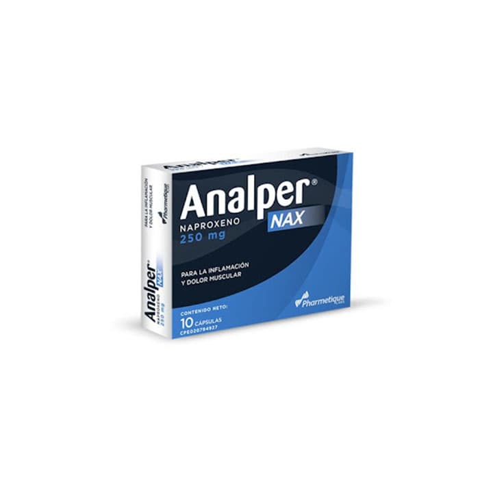 ANALPER NAX 10tabX250mg LA SANTE NAPROXENO - 1