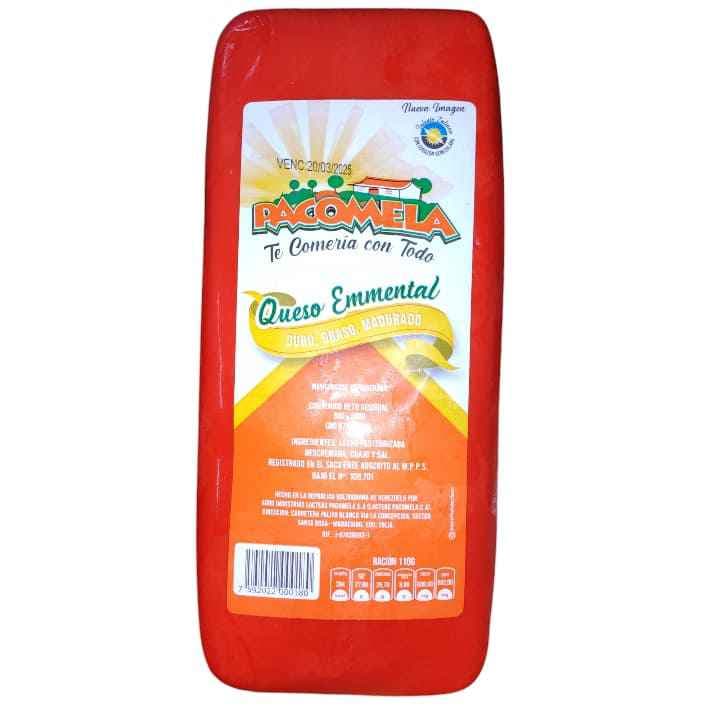 PACOMELA EMMENTAL BARRA Kg