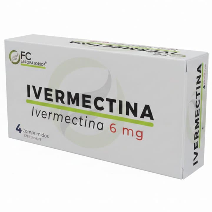 IVERMECTINA 4tabX6mg FC PHARMA - 1