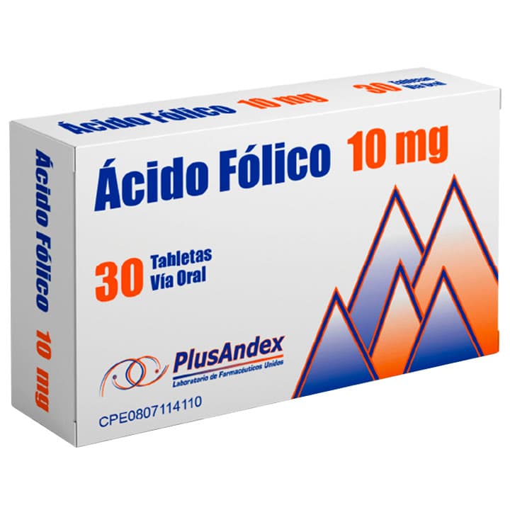 ACIDO FOLICO PLUSANDEX 30tabx10mg - 1