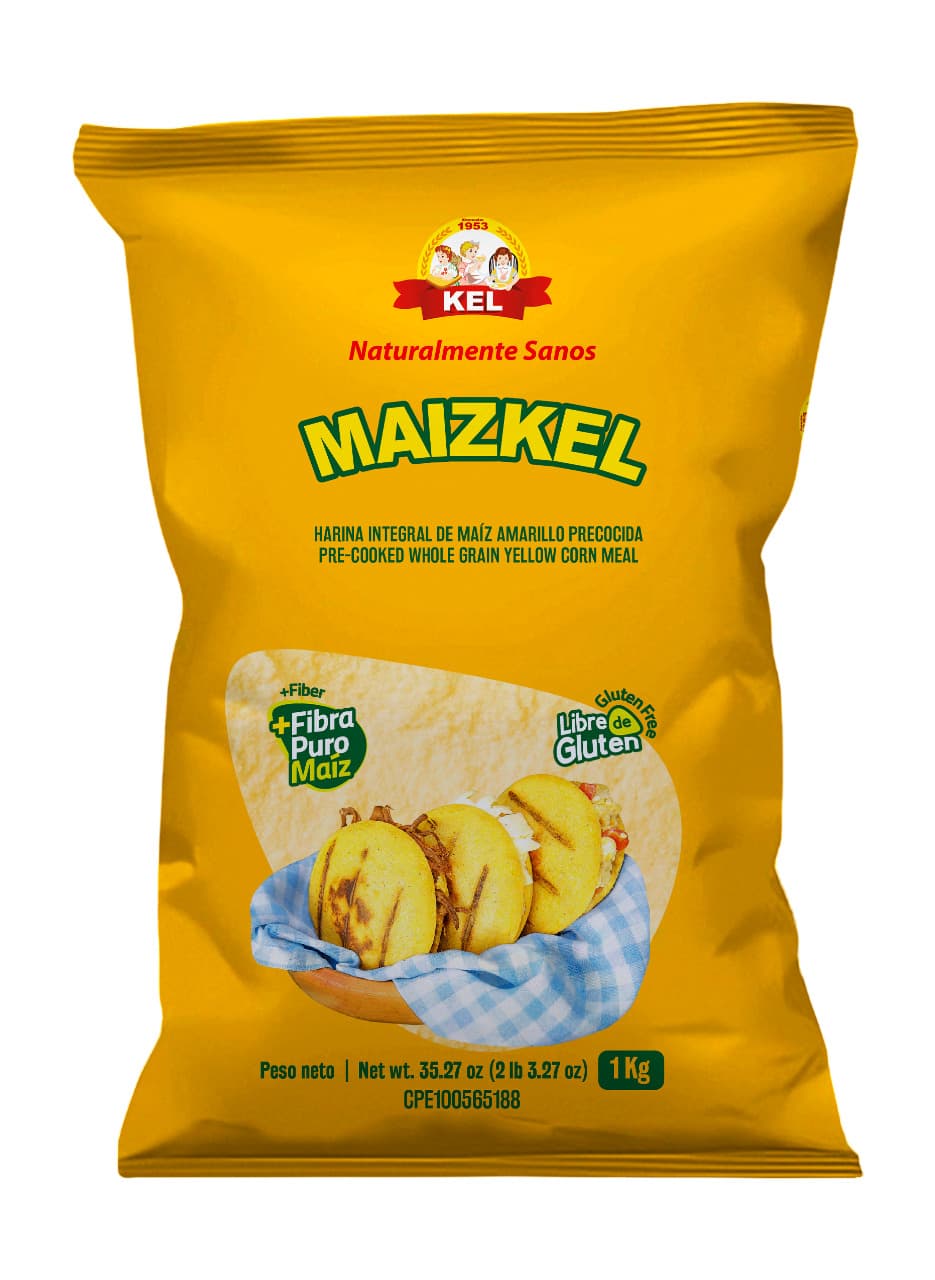MAIZKEL HARINA AMARILLA INTEGRAL 1Kg - 1