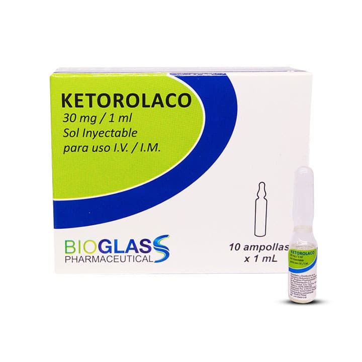 KETOROLACO 30mgX1ml I.V/I.M GLOBAL MEDIC - 1
