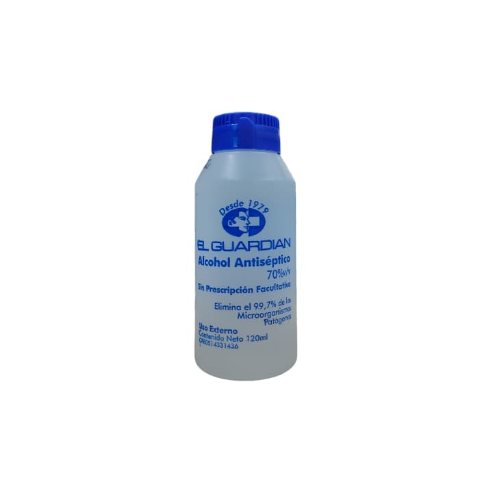 EL GUARDIAN ALCOHOL ANTISEPTI 120ml FARMAQUIMICA - 1