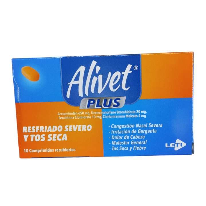 ALIVET PLUS 10tabX650/20/10/4mg LETI