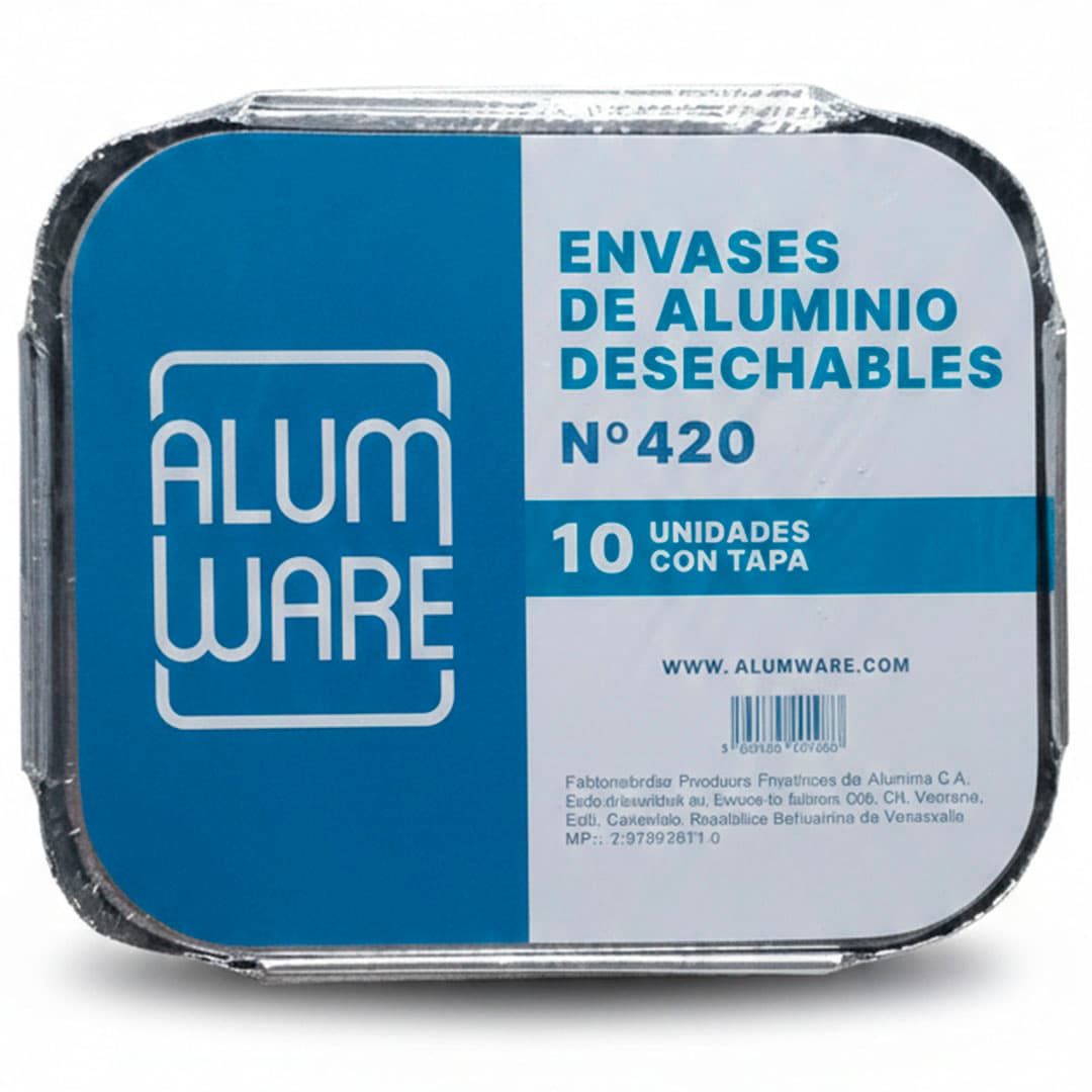 ALUM WARE COMB ENVASE ALUM 420 10und - 1