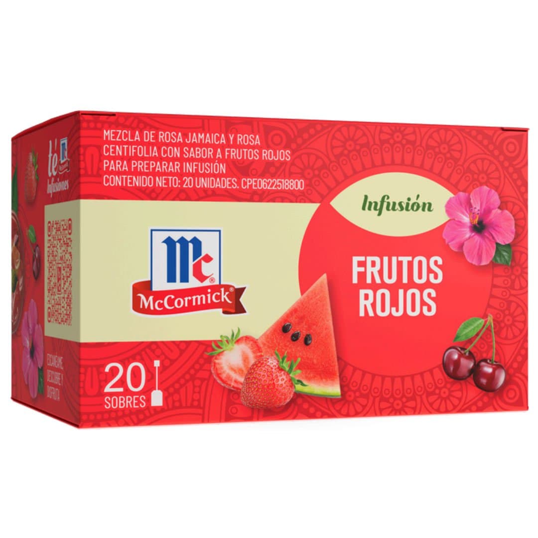MCCORMICK TE FRUTOS ROJOS 20und - 1