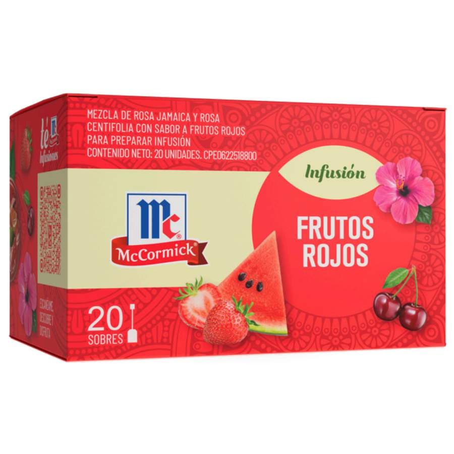 MCCORMICK TE FRUTOS ROJOS 20und