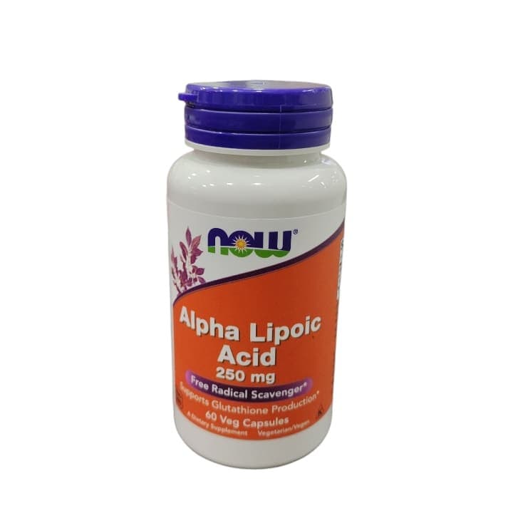 ÁCIDO ALFA LIPOICO 60capX250mg NOW