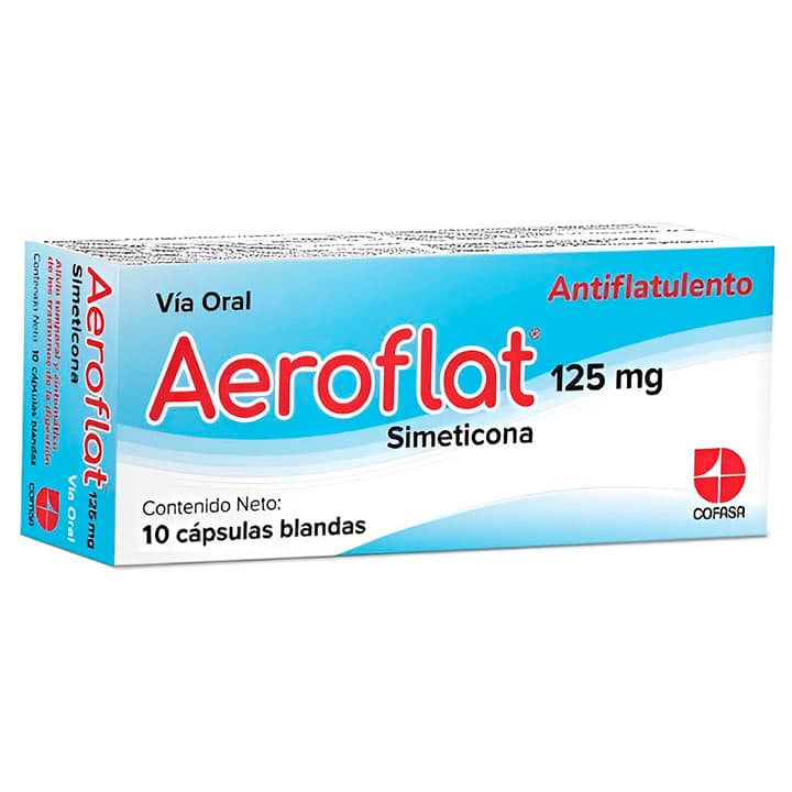 AEROFLAT 10capx125mg - 1