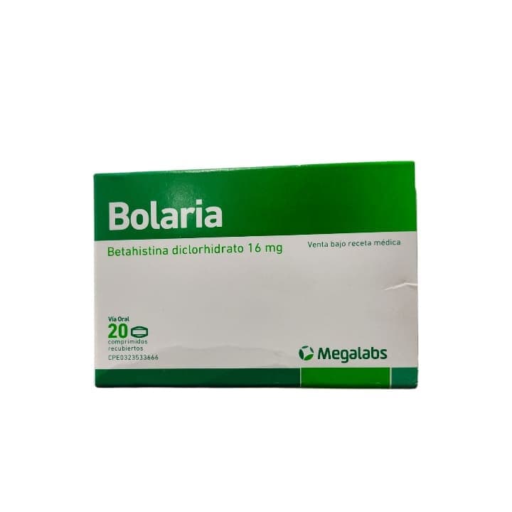 BOLARIA 16MG 10TAB MEGALABS BETAHISTINA 