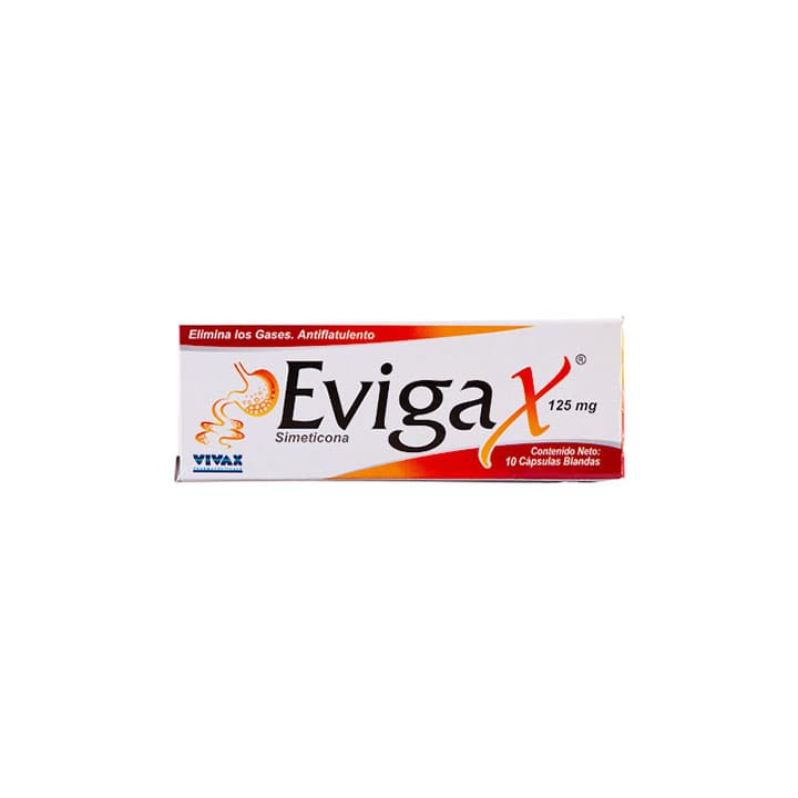 EVIGAX 10capX125mg CALOX SIMETICONA - 1