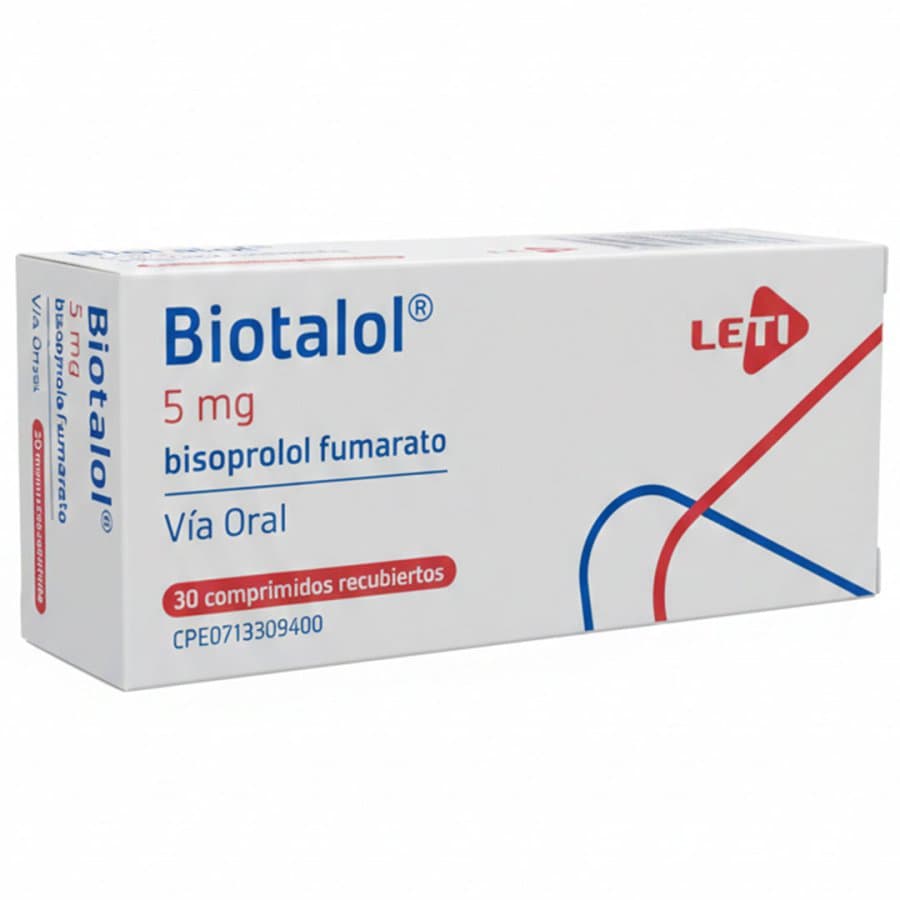 BIOTALOL 30tabX5mg LETI BISOPROLOL 