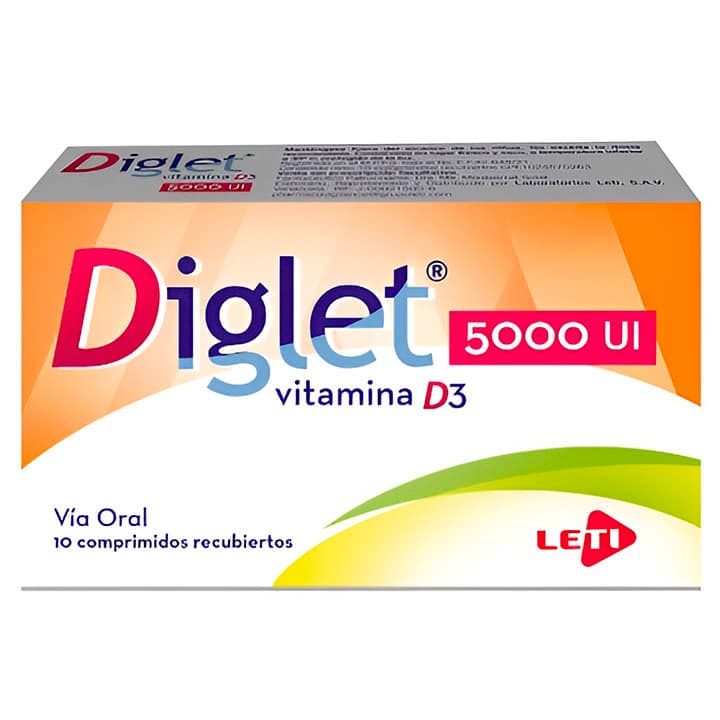 DIGLET VIT D3 5000UI 10TAB - 1