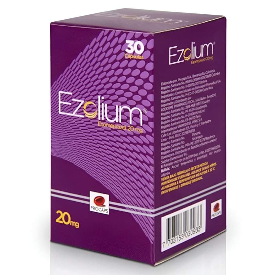 EZOLIUM 20mg 30cap  CALOX 