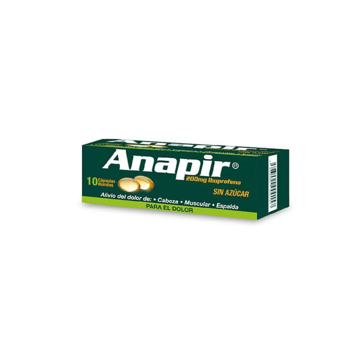 ANAPIR 10capX200mg FC PHARMA IBUP