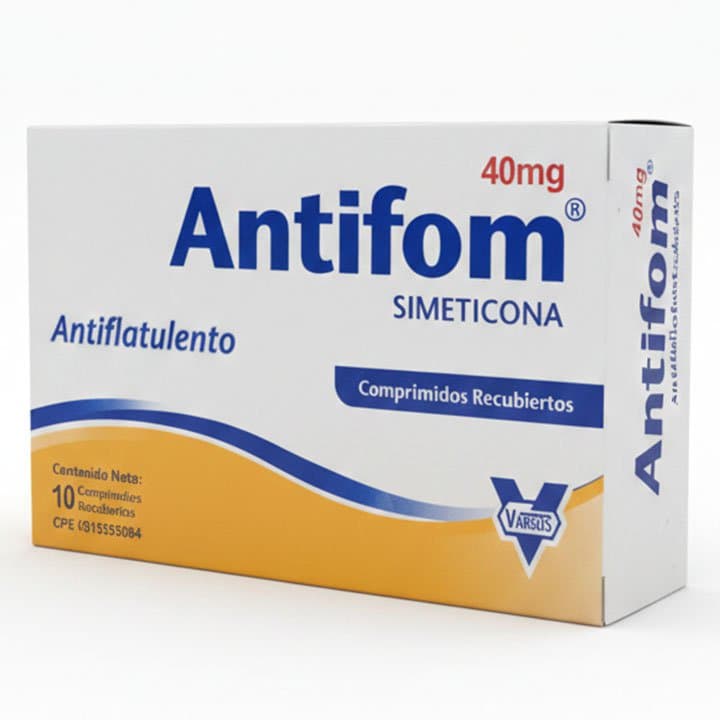ANTIFOM 10tabX40mg VARGAS SIMETICONA - 1