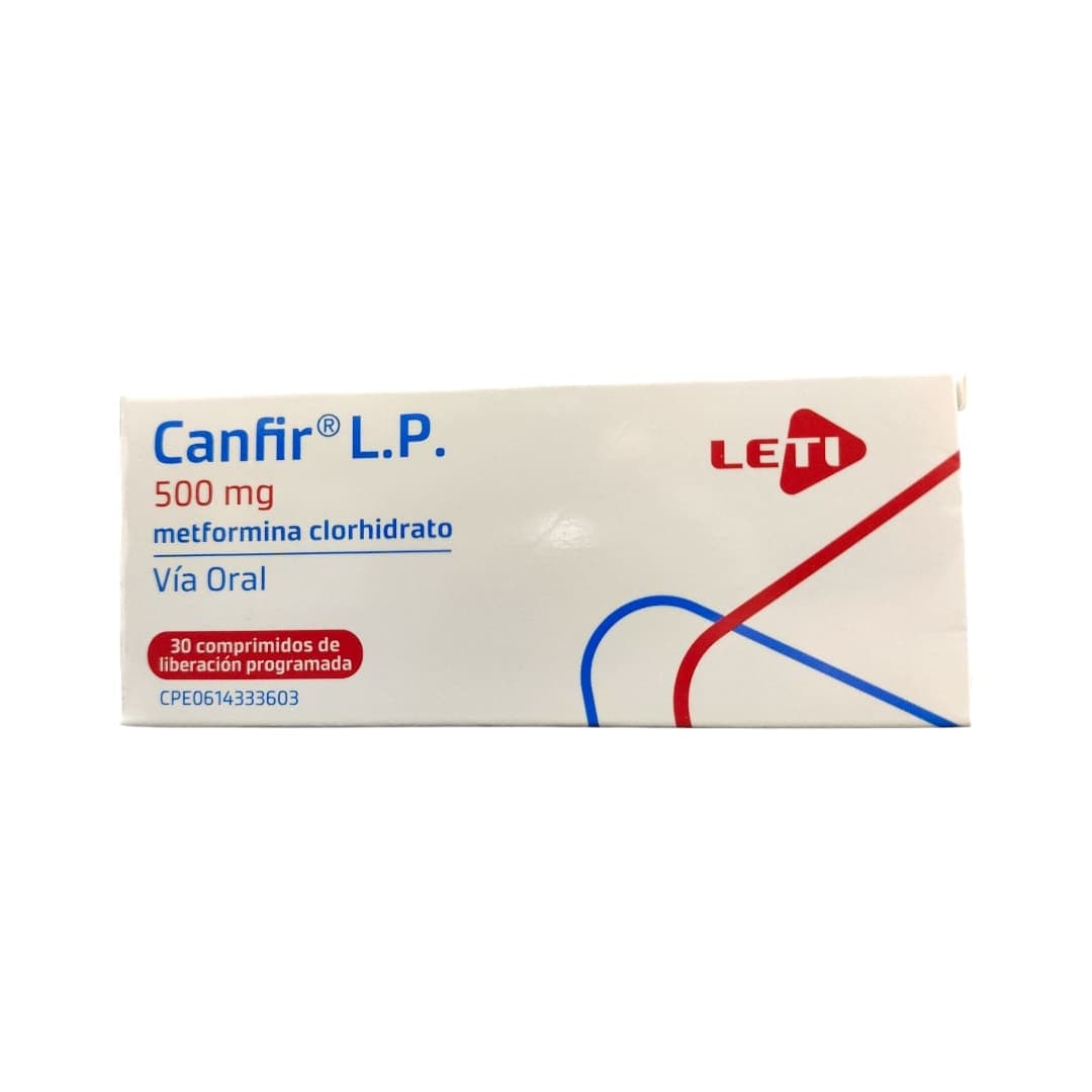 CANFIR LP 30tabX500mg LETI METFORMINA - 1