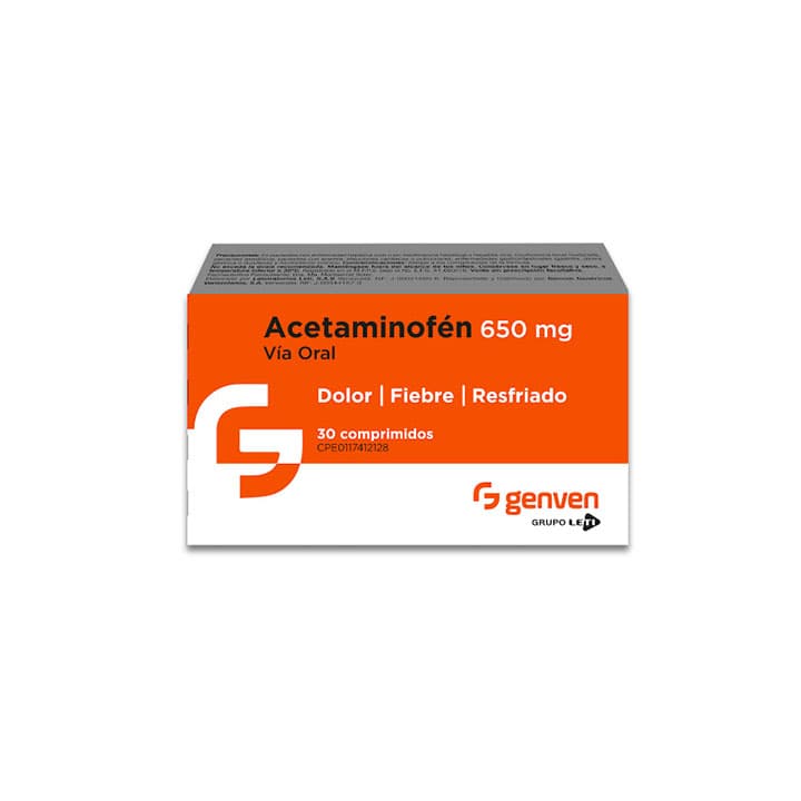 ACETAMINOFEN 30tabX650mg LETI - 1