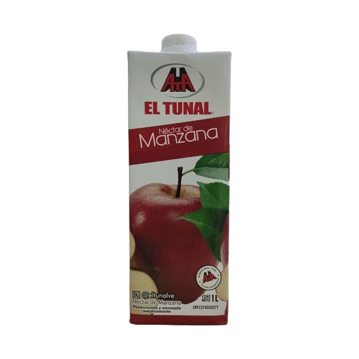 EL TUNAL NECTAR MANZANA 1L - 1