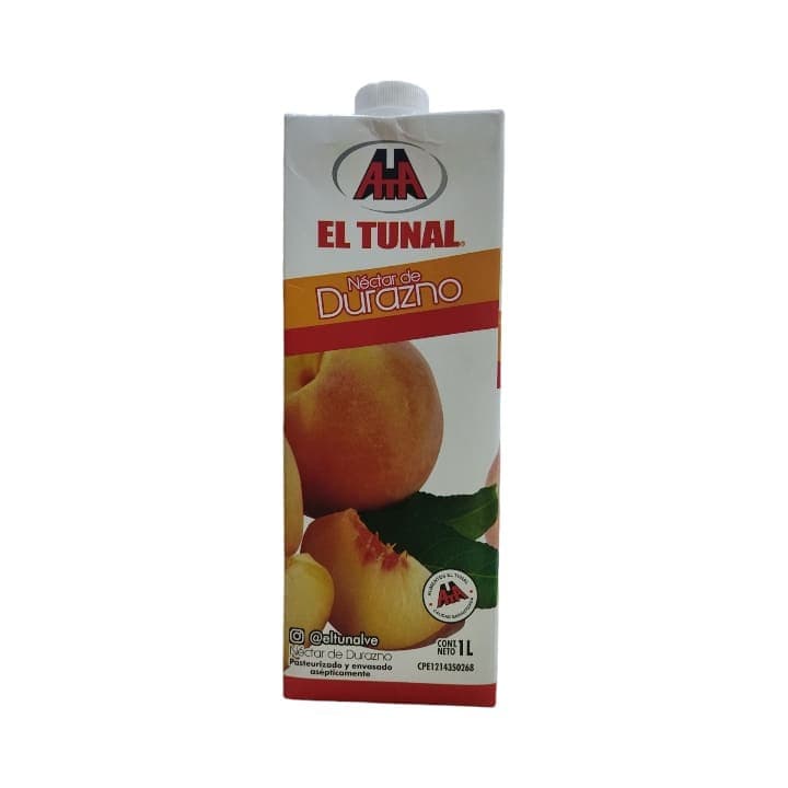 EL TUNAL NECTAR DURAZNO 1L