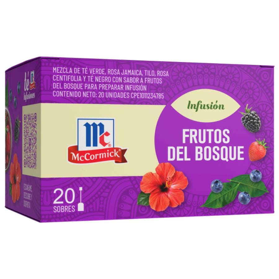 MCCORMICK TE FRUTOS DE BOSQUE 20und