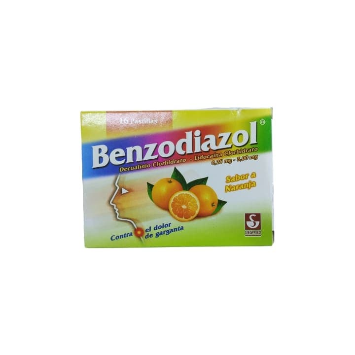 BENZODIAZOL NARANJA 16tab SIEGFRIED - 1