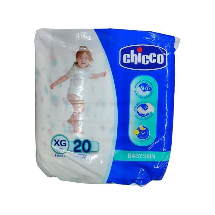 CHICCO PAÑAL TALLA XG 20und