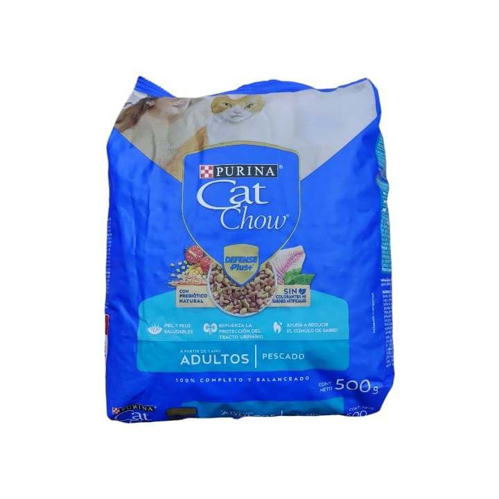 CAT CHOW PESCADO ADULTOS 500g