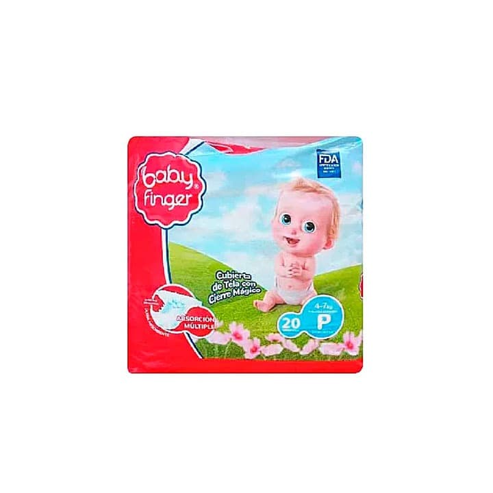 FINGER PAÑAL BABY ROJO P 20und - 1