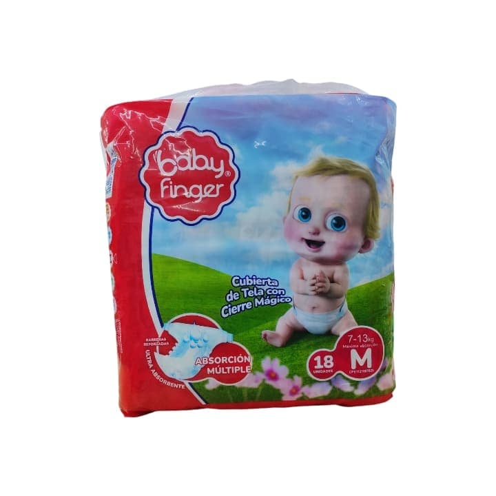 FINGER PAÑAL B ROJO M 18und - 1
