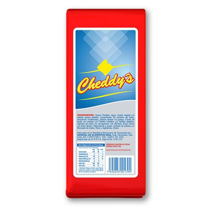 CHEDDYS QUESO AMARILLO Kg - 1