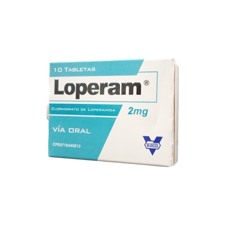 LOPERAM 10tabX2mg VARGAS LOPERAMIDA - 1