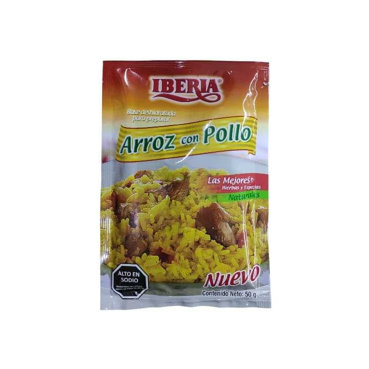 IBERIA BASE ARROZ POLLO 50g