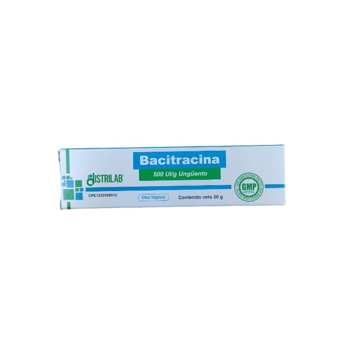 BACITRACINA 20g 500UI/g UNG DISTRILAB - 1