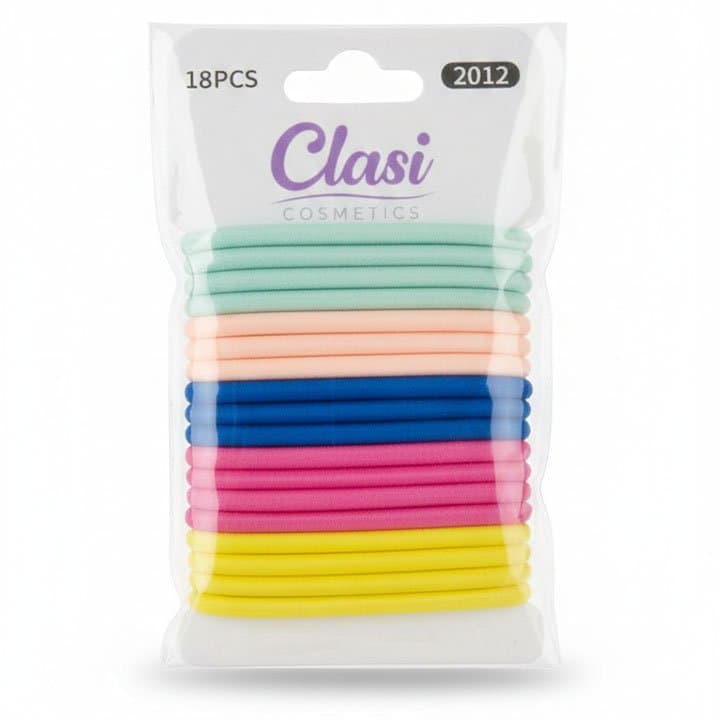 CLASI LIGAS DE 6/COLORES OSC P/CABELLO 18unid - 1