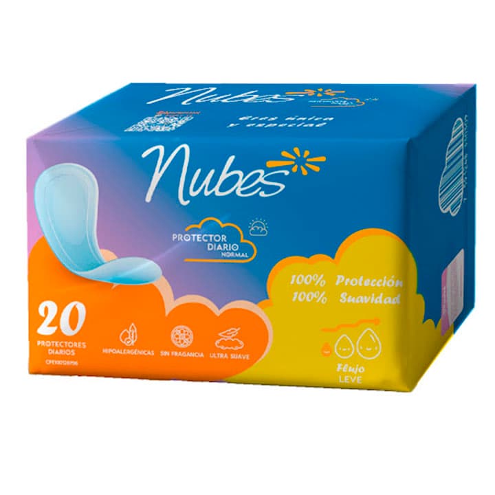 NUBES CLASICOS PROTECTORES DIARIOS 20und - 1