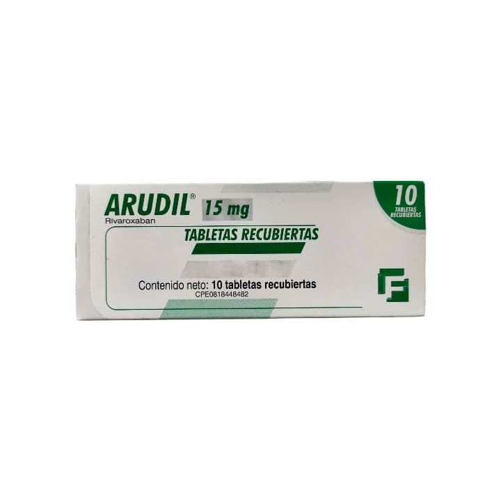 ARUDIL 10tabX15mg RIVAROXAVAN LAB FARMA - 1