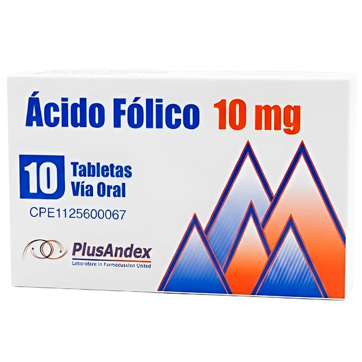 ACIDO FOLICO 10tabX10mg PLUSANDEX - 1
