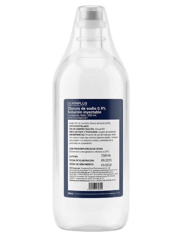 SOLUCION 0.9% KMPLUS 500ML - 1