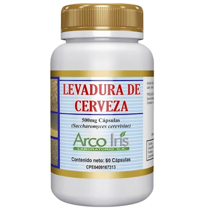 ARCO IRIS LEVADURA CERVEZA 60cap