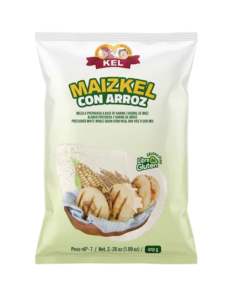 MAIZKEL HARINA LIBRE DE GLUTEN 900g - 1