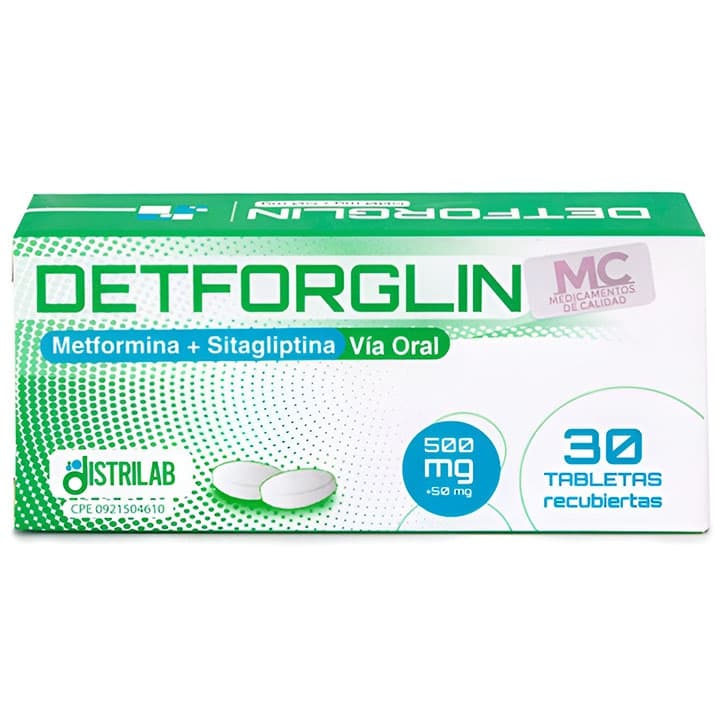 DETFORGLIN 30tabX500/50mg DISTRILAB 