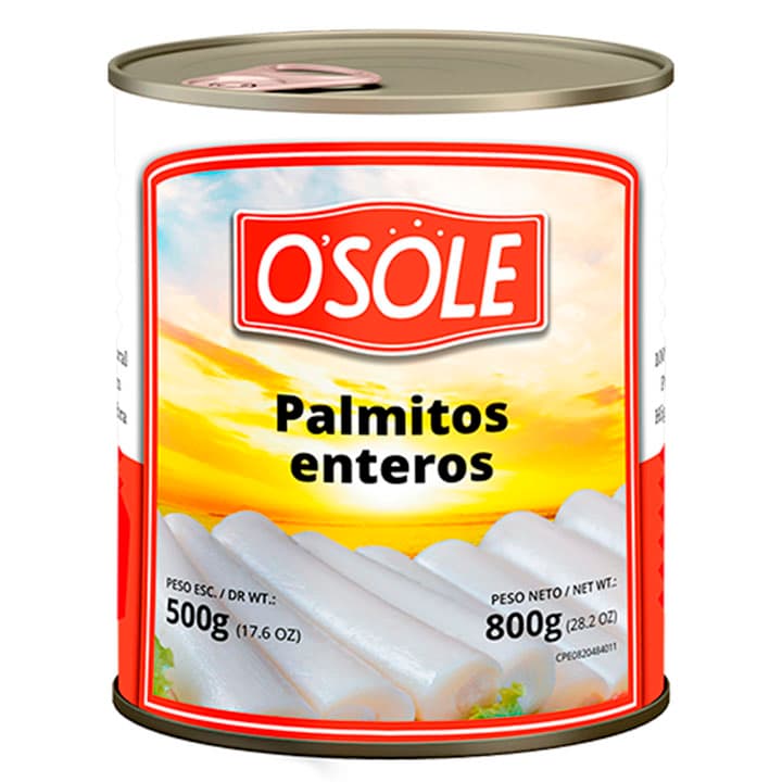 OSOLE PALMITOS ENTERO 800g - 1