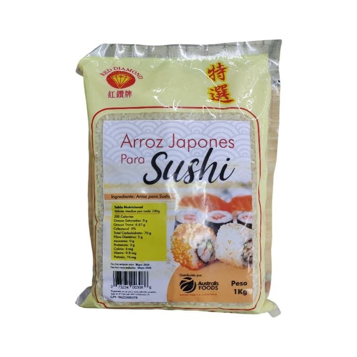 ARROZ JAPONES PARA SUSHI 1Kg
