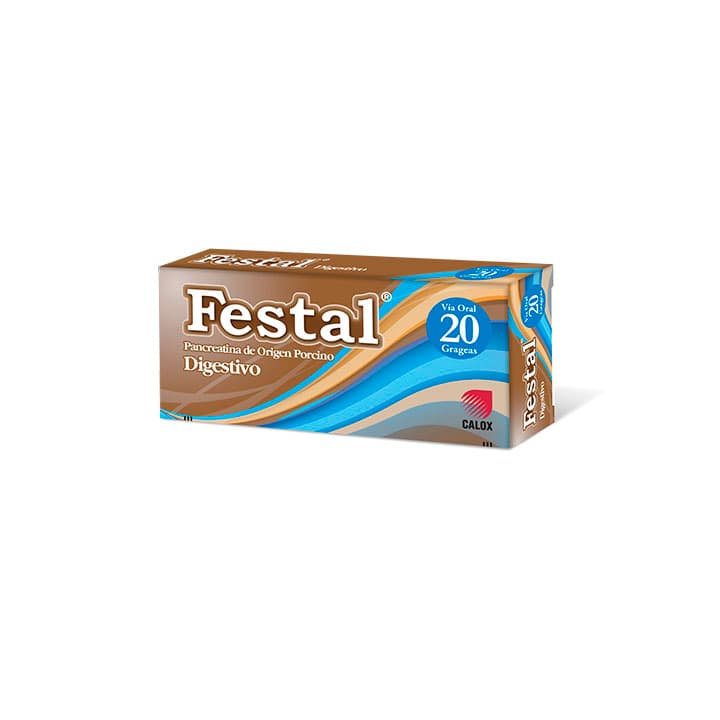 FESTAL DISGETIVO 20tab CALOX - 1