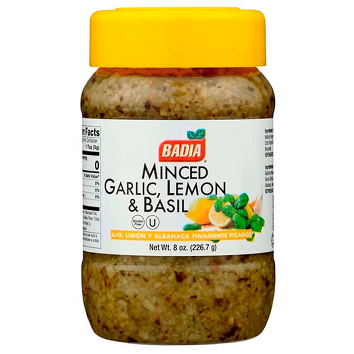 BADIA ACEITE AJO LIMON Y ALBAHACA 8oz - 1